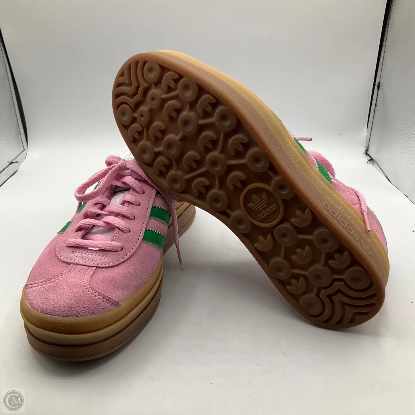 Shoes Sneakers By Adidas In Green & Pink, Size: 7