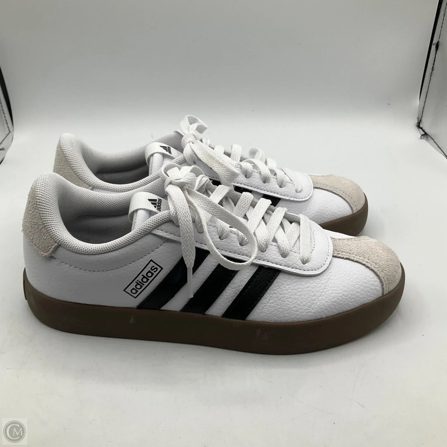 Shoes Sneakers By Adidas In Black & White, Size: 7