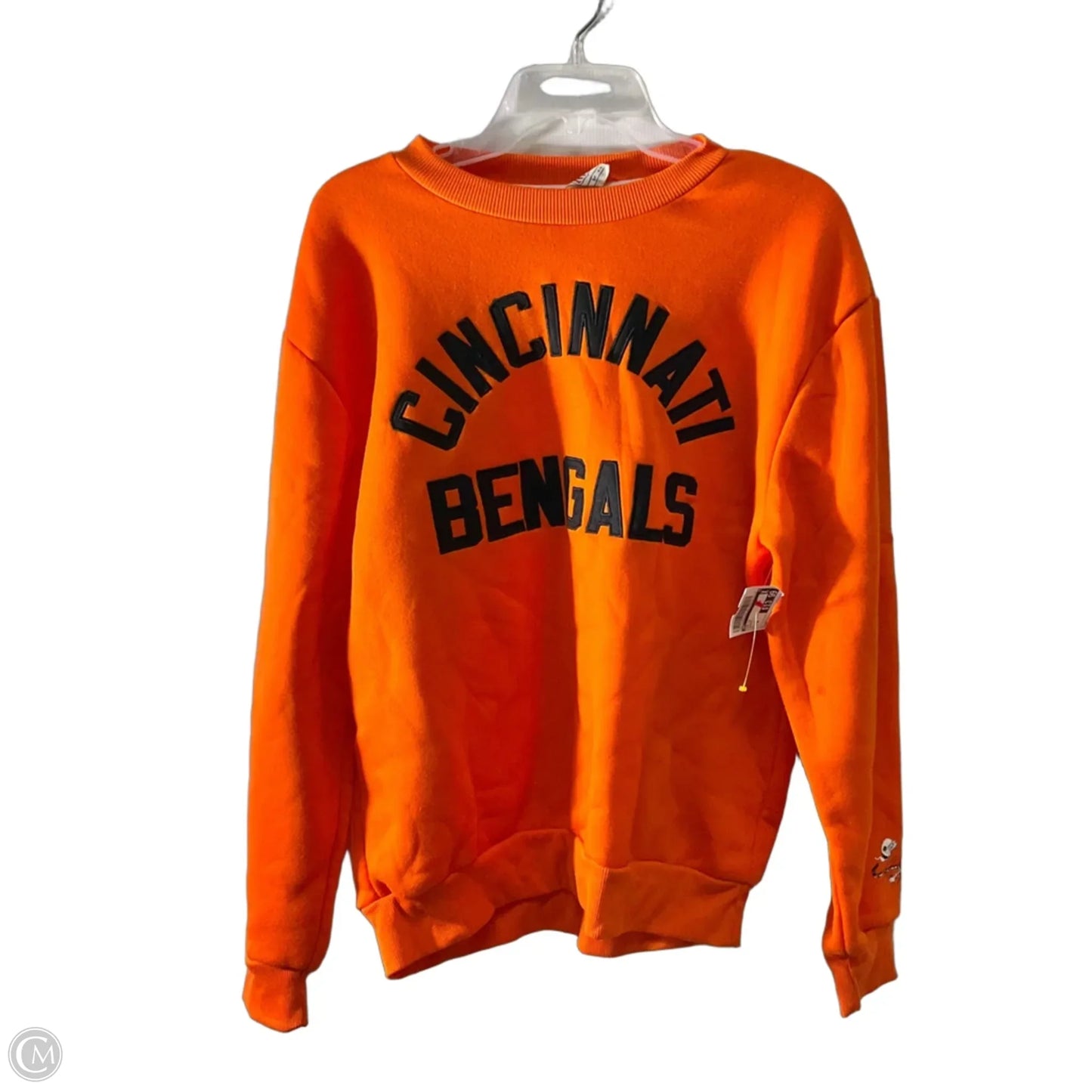Top Long Sleeve By Nfl In Orange, Size: M