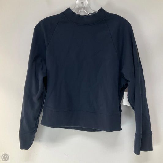 Athletic Top Long Sleeve Crewneck By On Cloud In Navy, Size: M