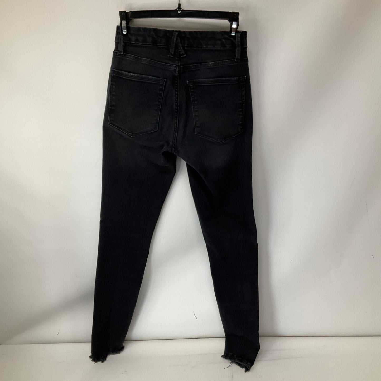 Jeans Skinny By Good American In Black Denim, Size: 2