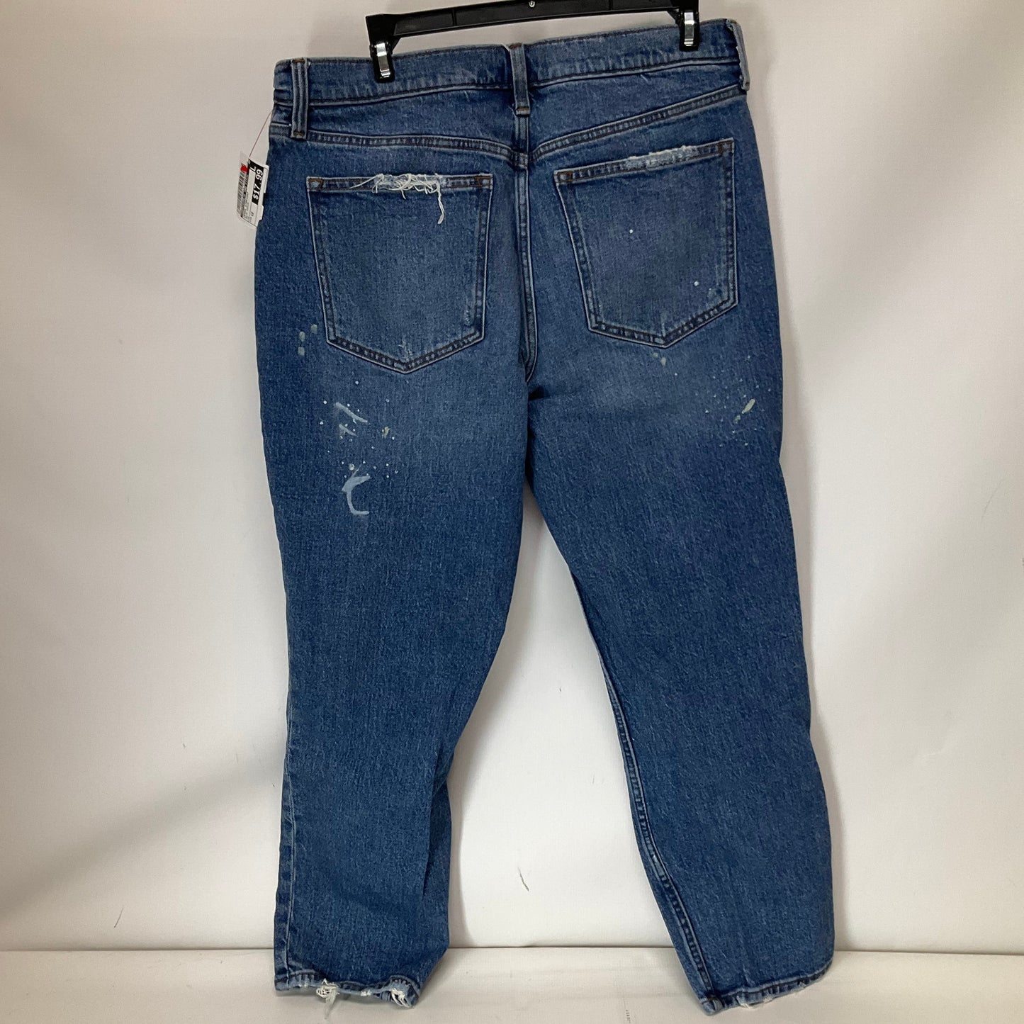 Jeans Straight By Abercrombie And Fitch In Blue Denim, Size: 12