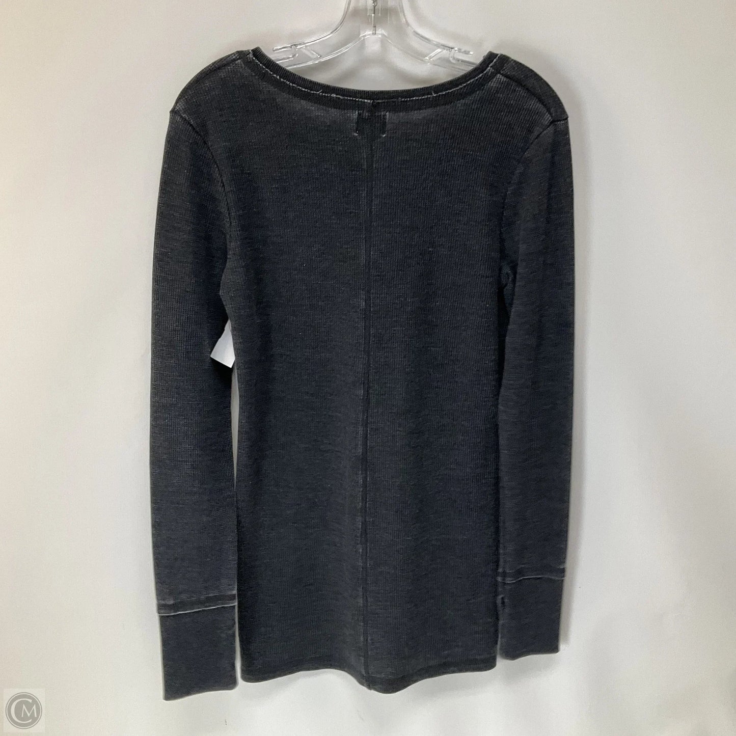 Top Long Sleeve By Peyton Jensen In Grey, Size: S