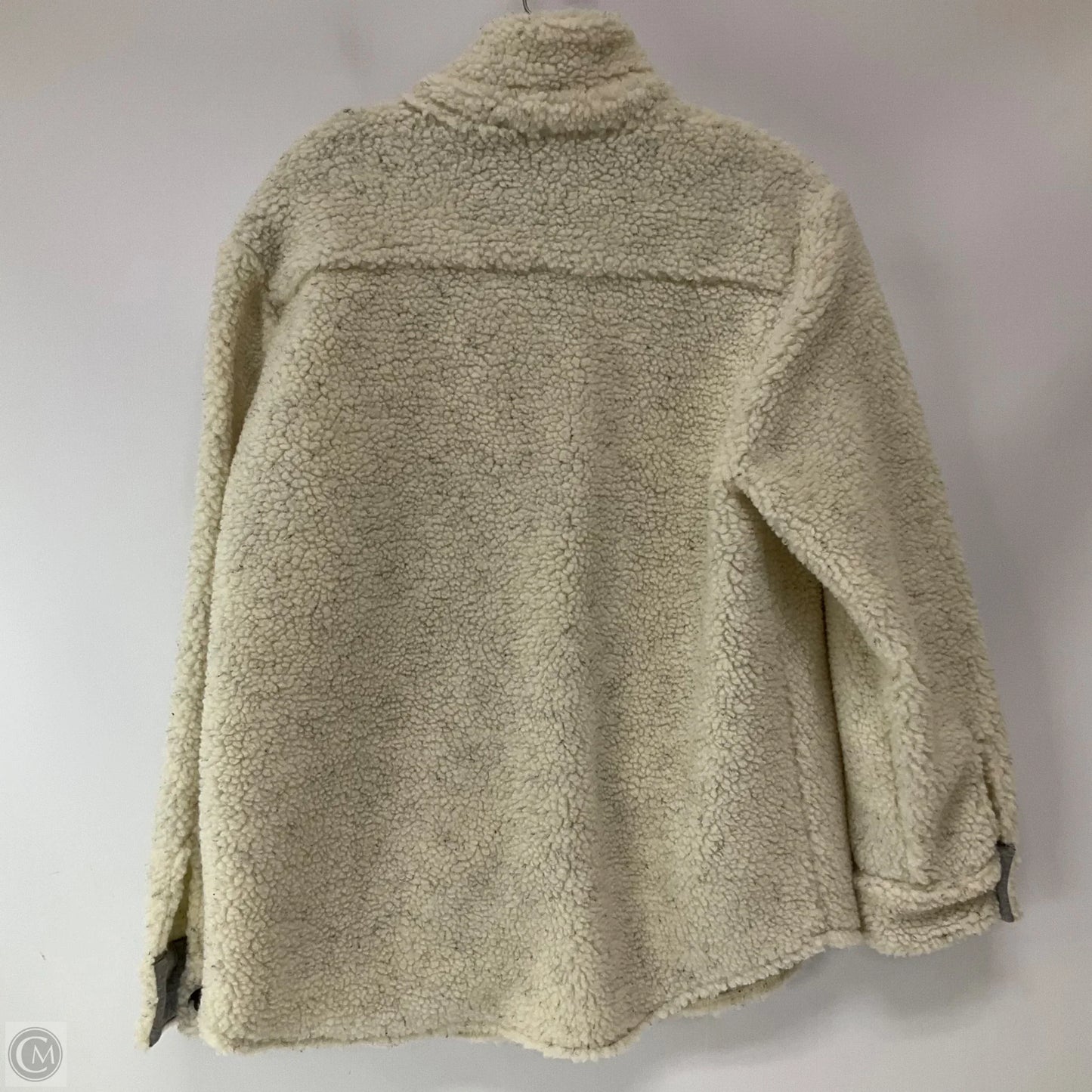 Coat Faux Fur & Sherpa By Karen Kane In White, Size: S