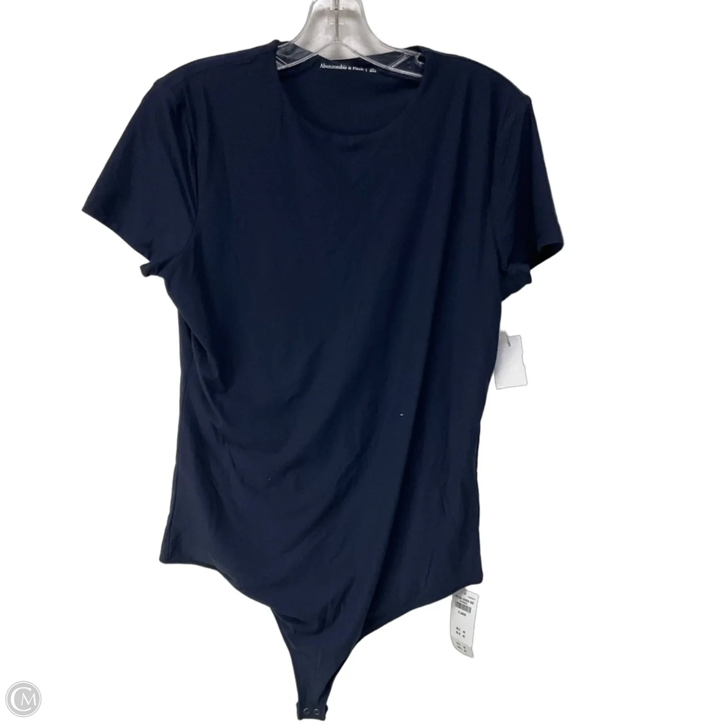 Top Short Sleeve By Abercrombie And Fitch In Blue, Size: Xl