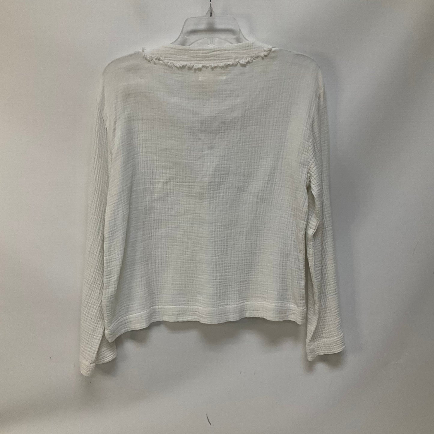 White Top Long Sleeve Cloth And Stone, Size S