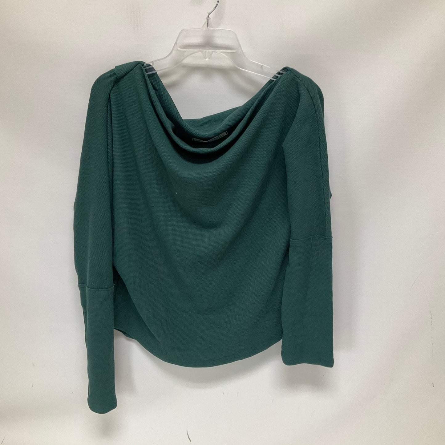 Green Top Long Sleeve Free People, Size Xl