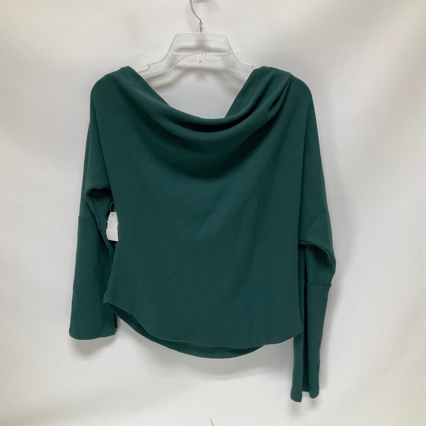 Green Top Long Sleeve Free People, Size Xl