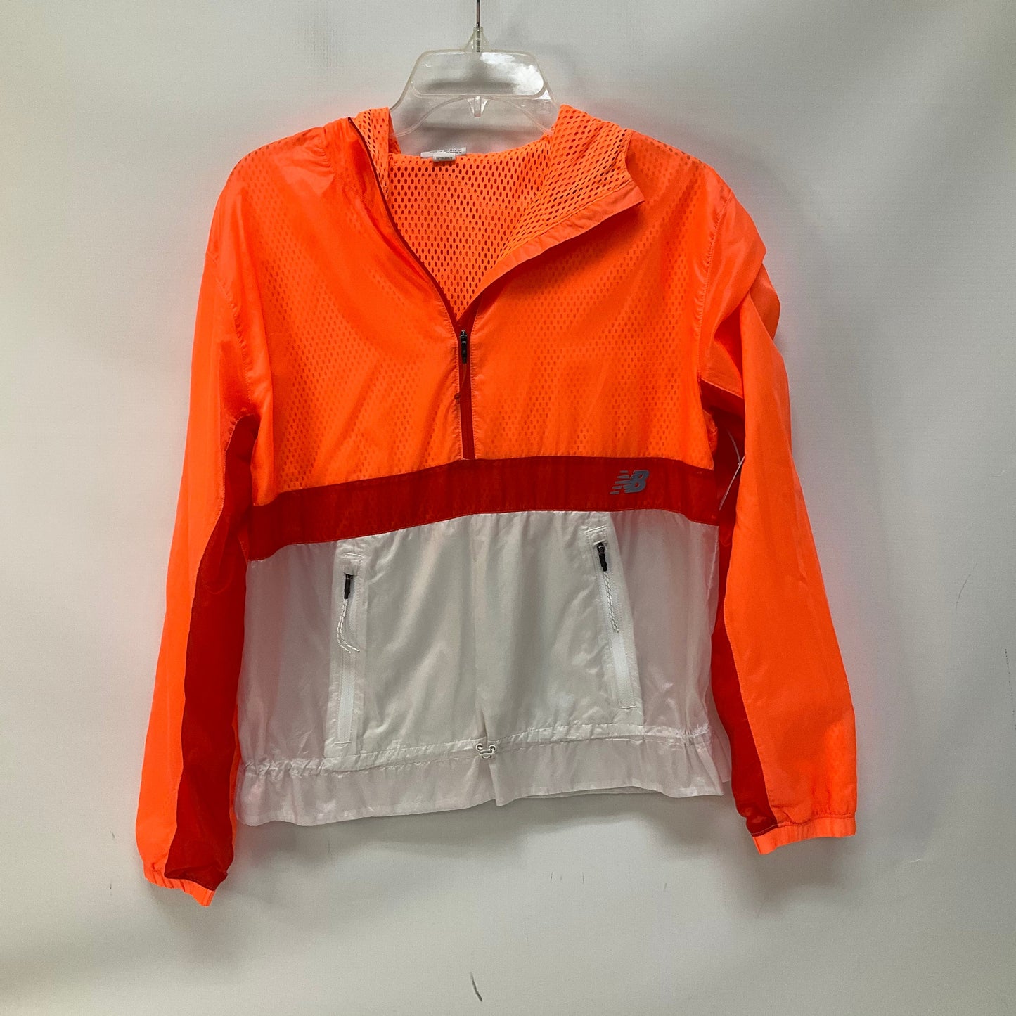 Orange Jacket Windbreaker New Balance, Size S