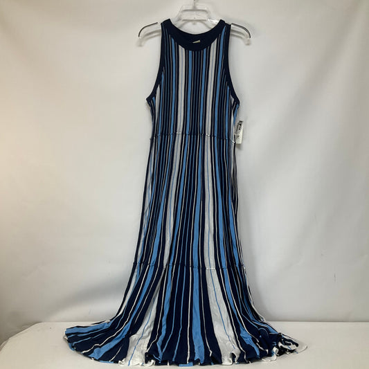 Striped Pattern Dress Casual Maxi Maeve, Size Xl