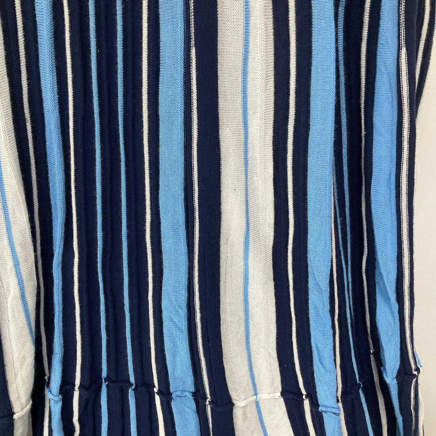 Striped Pattern Dress Casual Maxi Maeve, Size Xl