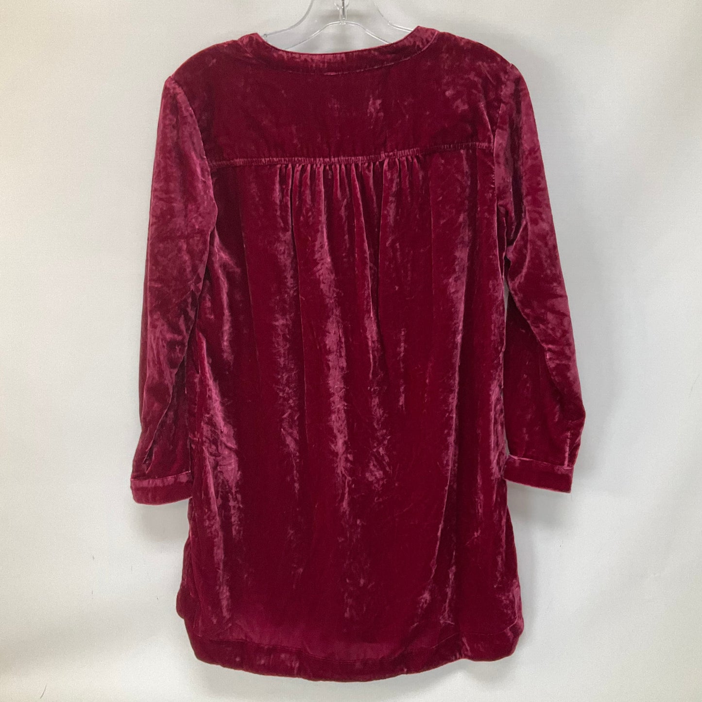 Red Top Long Sleeve Anthropologie, Size Xxs