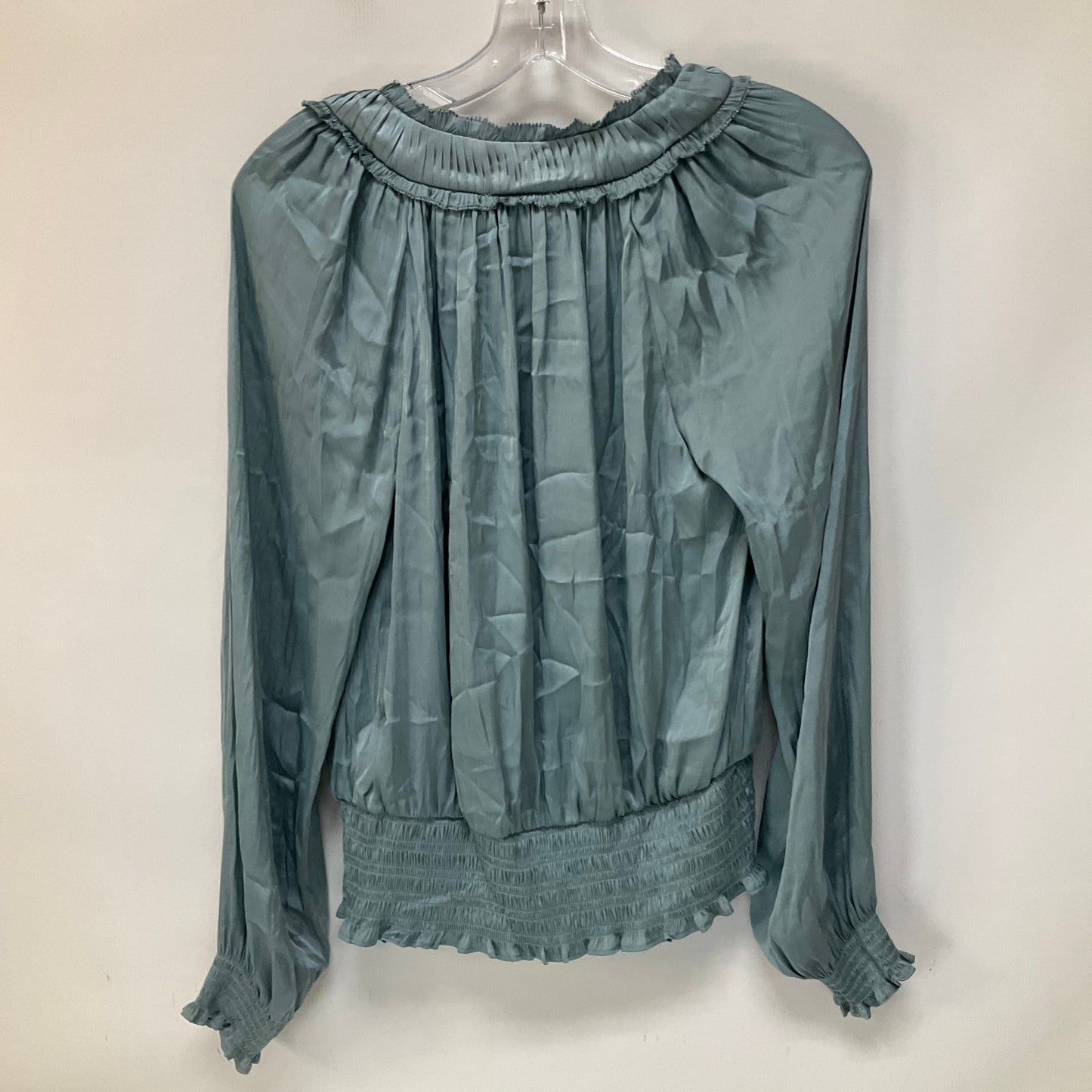 Blue Top Long Sleeve Elie Tahari, Size M