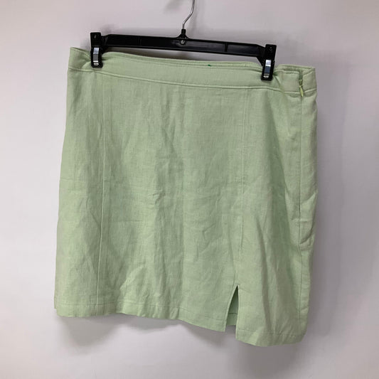 Skirt Mini & Short By Abercrombie And Fitch In Green, Size: M