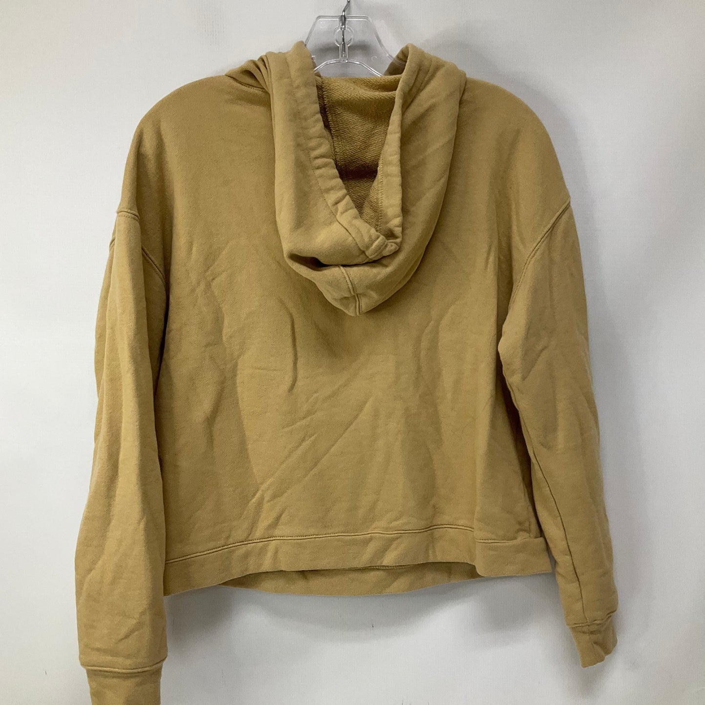 Sweatshirt Hoodie By Madewell In Tan, Size: M