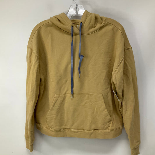 Sweatshirt Hoodie By Madewell In Tan, Size: M