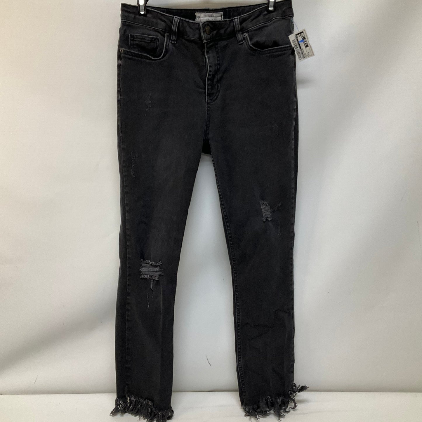 Jeans Skinny By Free People In Black, Size: 8