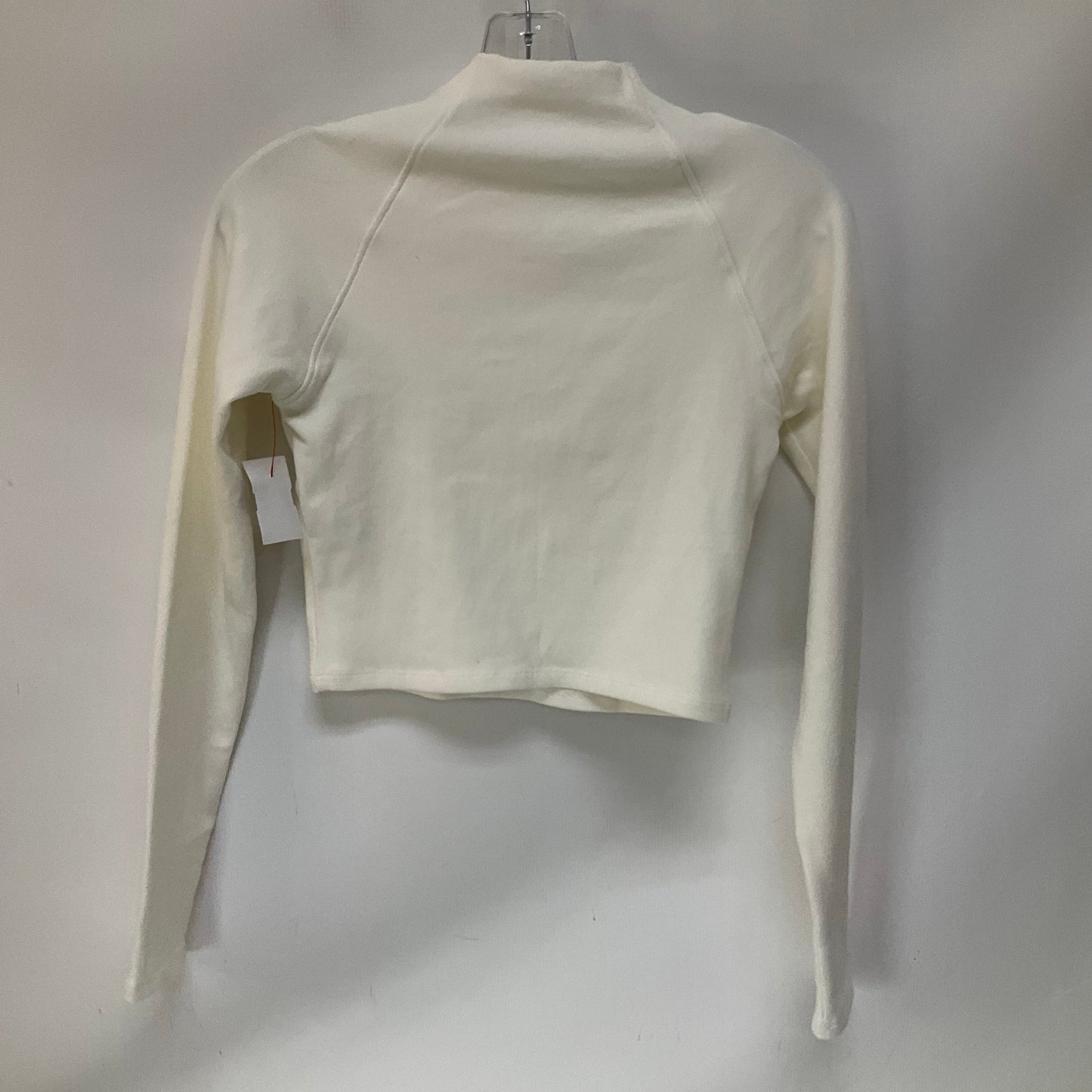 Top Long Sleeve By Zara In White, Size: L