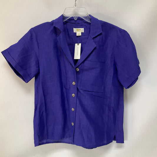 Top Short Sleeve By Maeve In Purple, Size: Xs