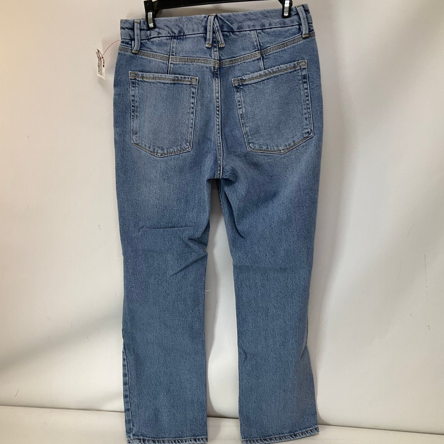 Jeans Straight By Good American In Blue Denim, Size: 6