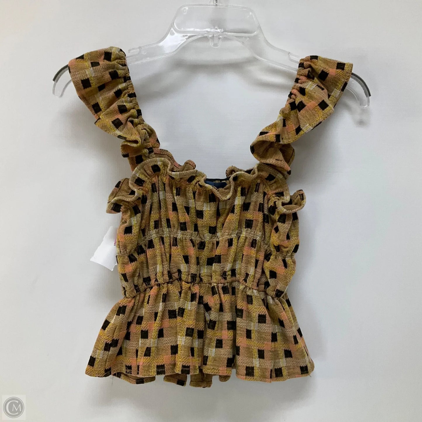Top Sleeveless By Eva Franco In Orange, Size: Xs