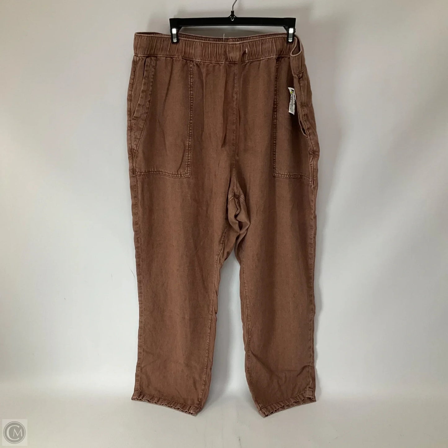 Pants Linen By Pilcro In Brown, Size: Xl