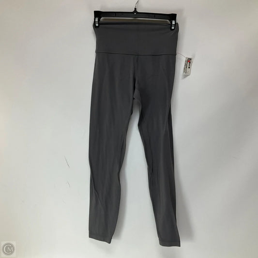 Athletic Leggings By Lululemon In Grey, Size: 4