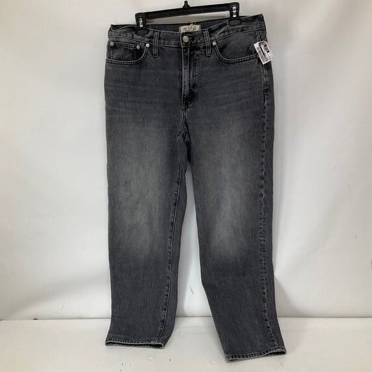 Black Jeans Cropped Madewell, Size 8