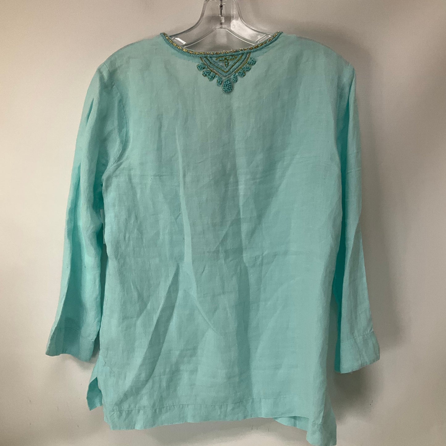 Top Long Sleeve By Lilly Pulitzer In Blue, Size: S