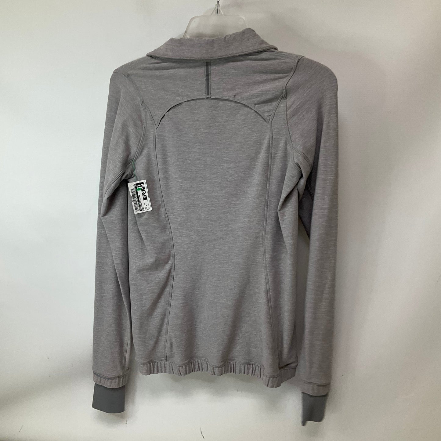 Sweatshirt Collar By Lululemon In Grey, Size: 4