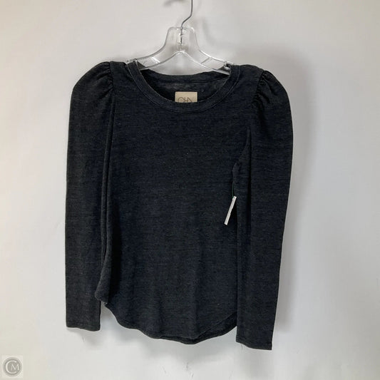 Top Long Sleeve By Chaser In Grey, Size: Xs