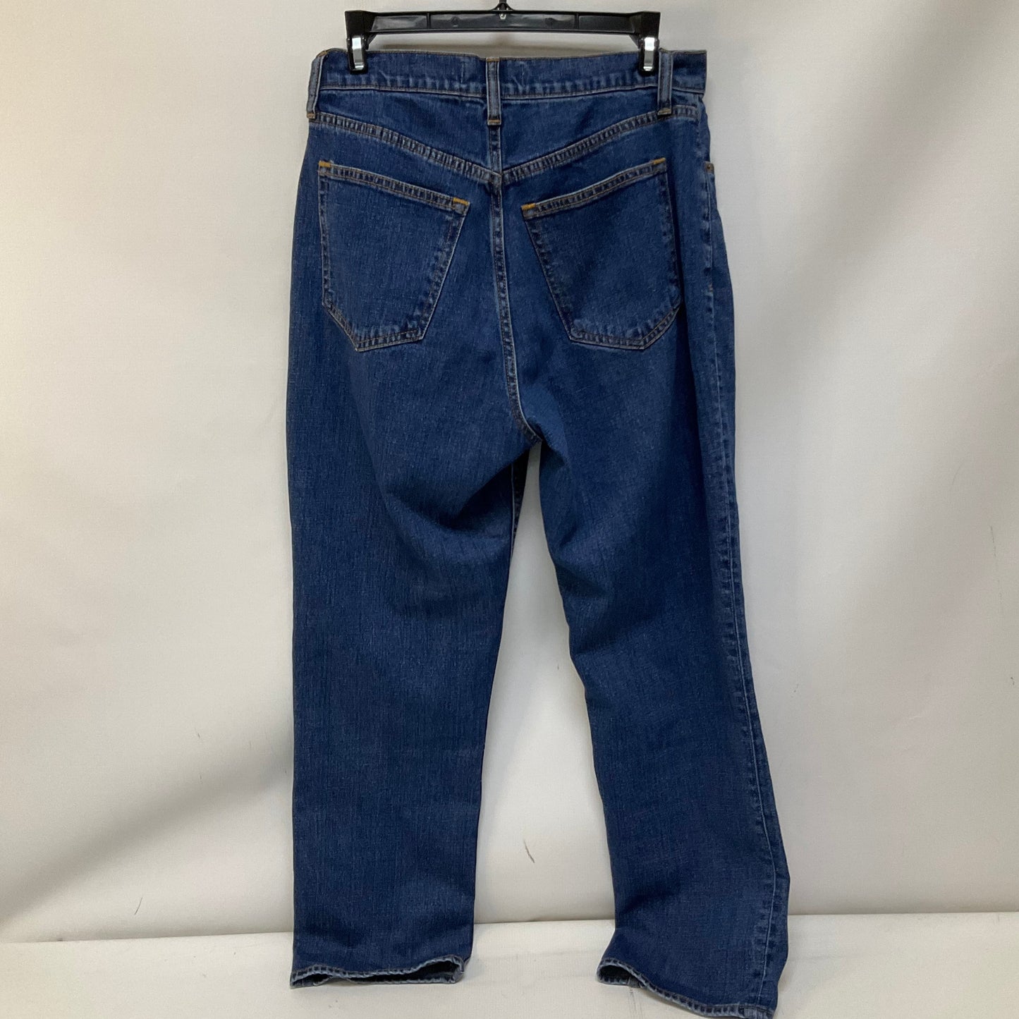 Jeans Straight By Abercrombie And Fitch In Blue Denim, Size: 6