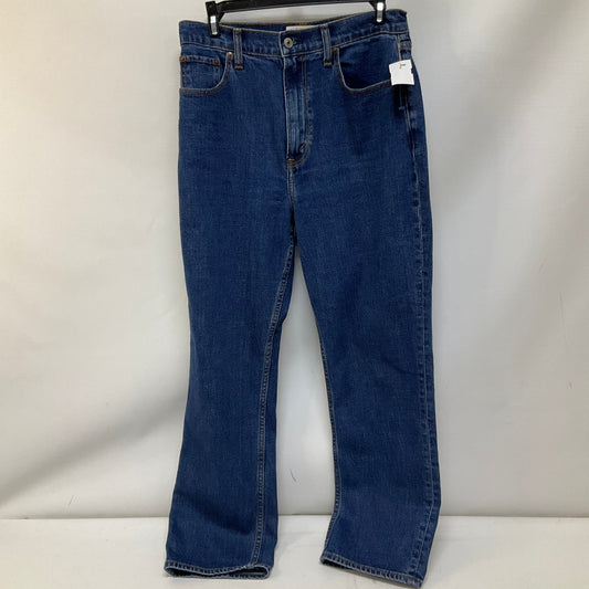 Jeans Straight By Abercrombie And Fitch In Blue Denim, Size: 6