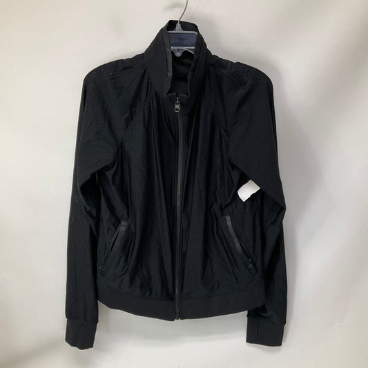 Athletic Jacket By Lululemon In Black, Size: 4