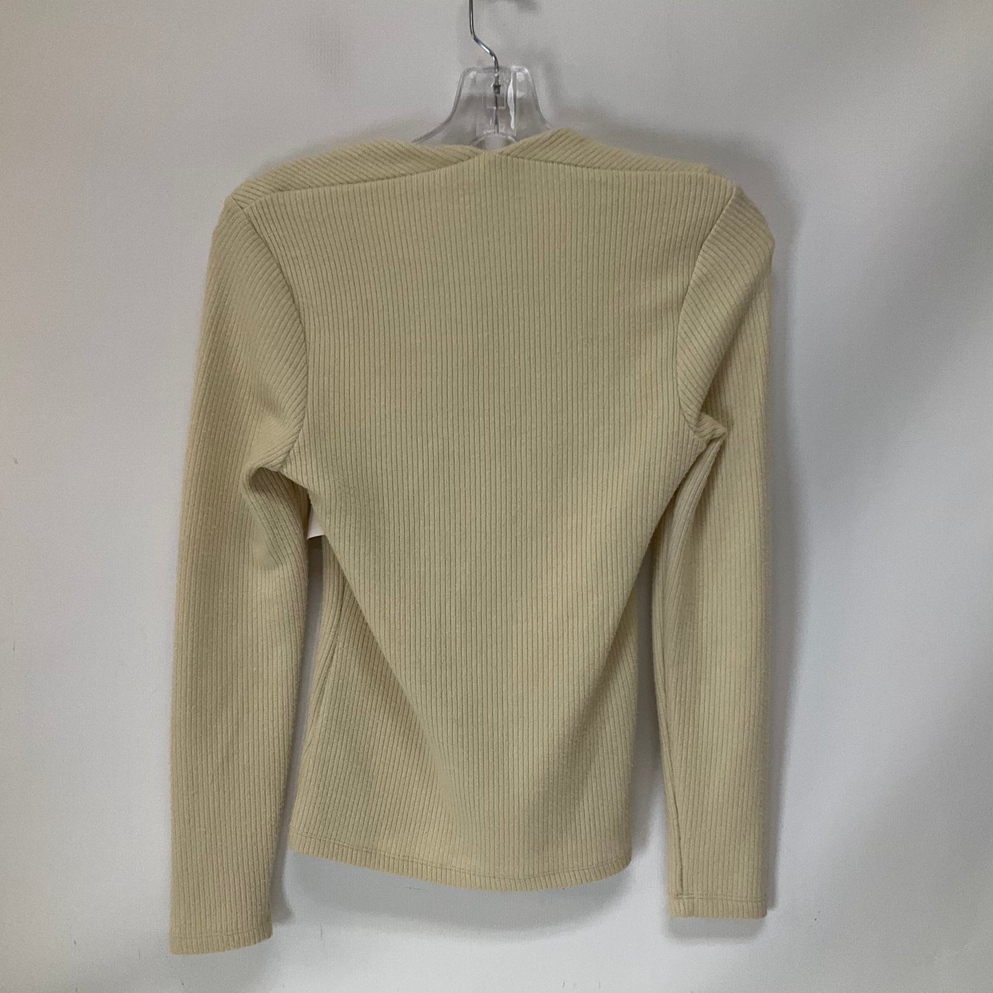 Top Long Sleeve By Anthropologie In Cream, Size: Xs