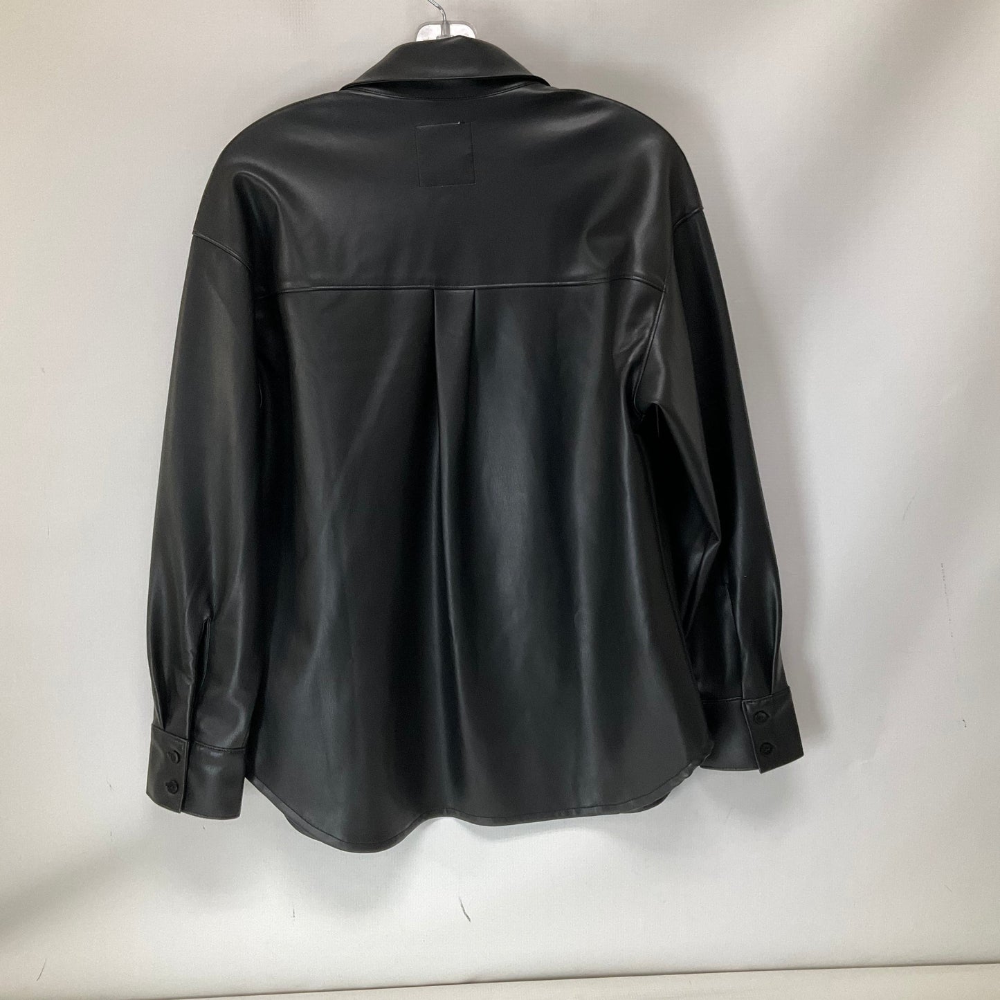 Jacket Leather By Abercrombie And Fitch In Black, Size: Xs