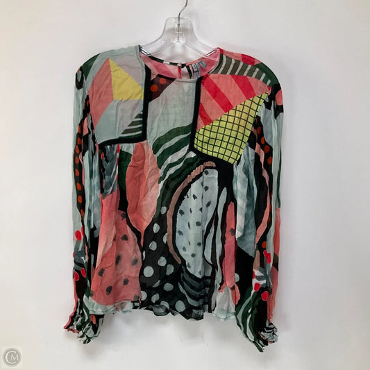 Top Long Sleeve By Bl-nk In Multi-colored, Size: Xs