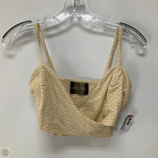Top Sleeveless By Reformation In Cream, Size: S