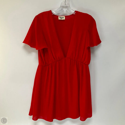 Dress Casual Short By Show Me Your Mumu In Red, Size: S