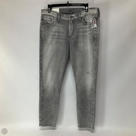 Jeans Skinny By Agolde In Grey Denim, Size: 10