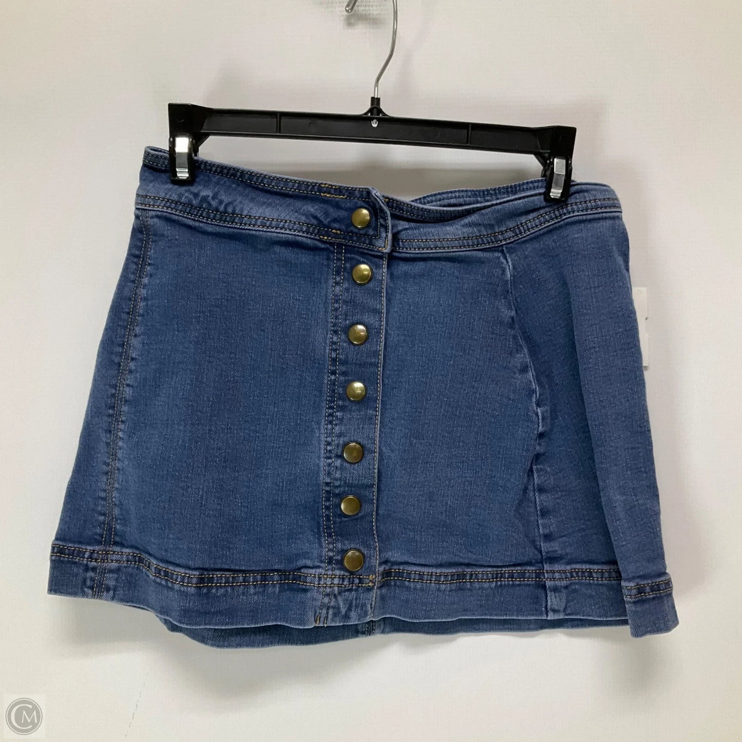 Skirt Mini & Short By Free People In Blue Denim, Size: 0