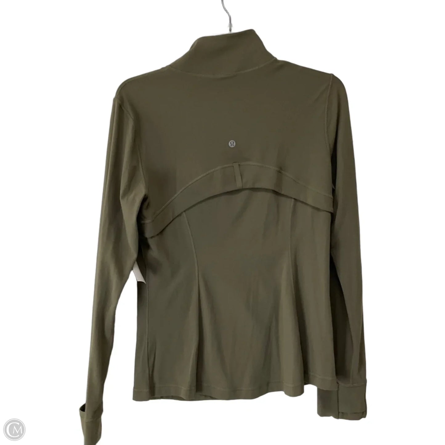 Athletic Jacket By Lululemon In Grey, Size: 12