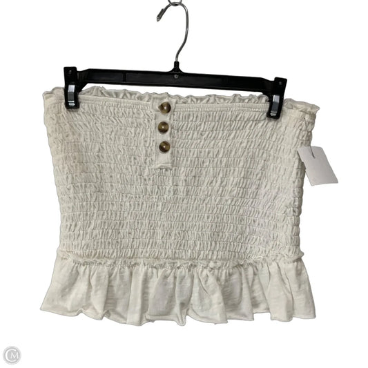 Top Sleeveless By Free People In White, Size: M