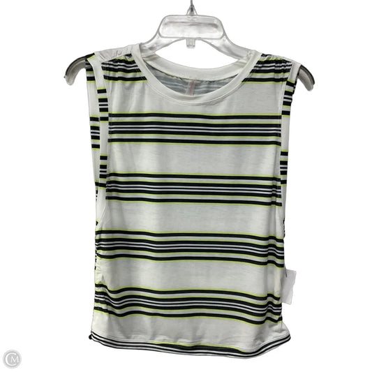 Athletic Tank Top By Free People In Striped Pattern, Size: M
