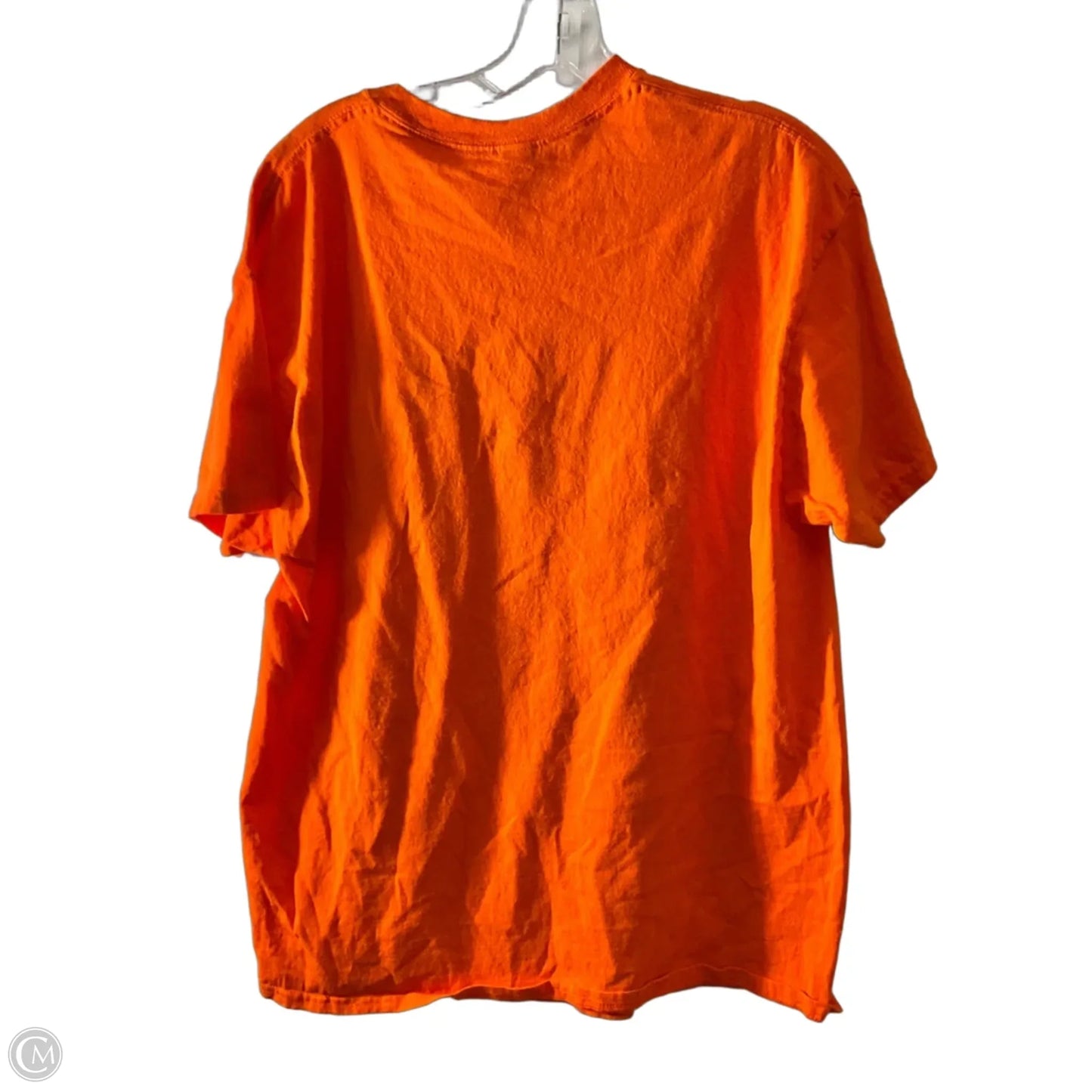 Athletic Top Short Sleeve By Gildan In Orange, Size: Xl