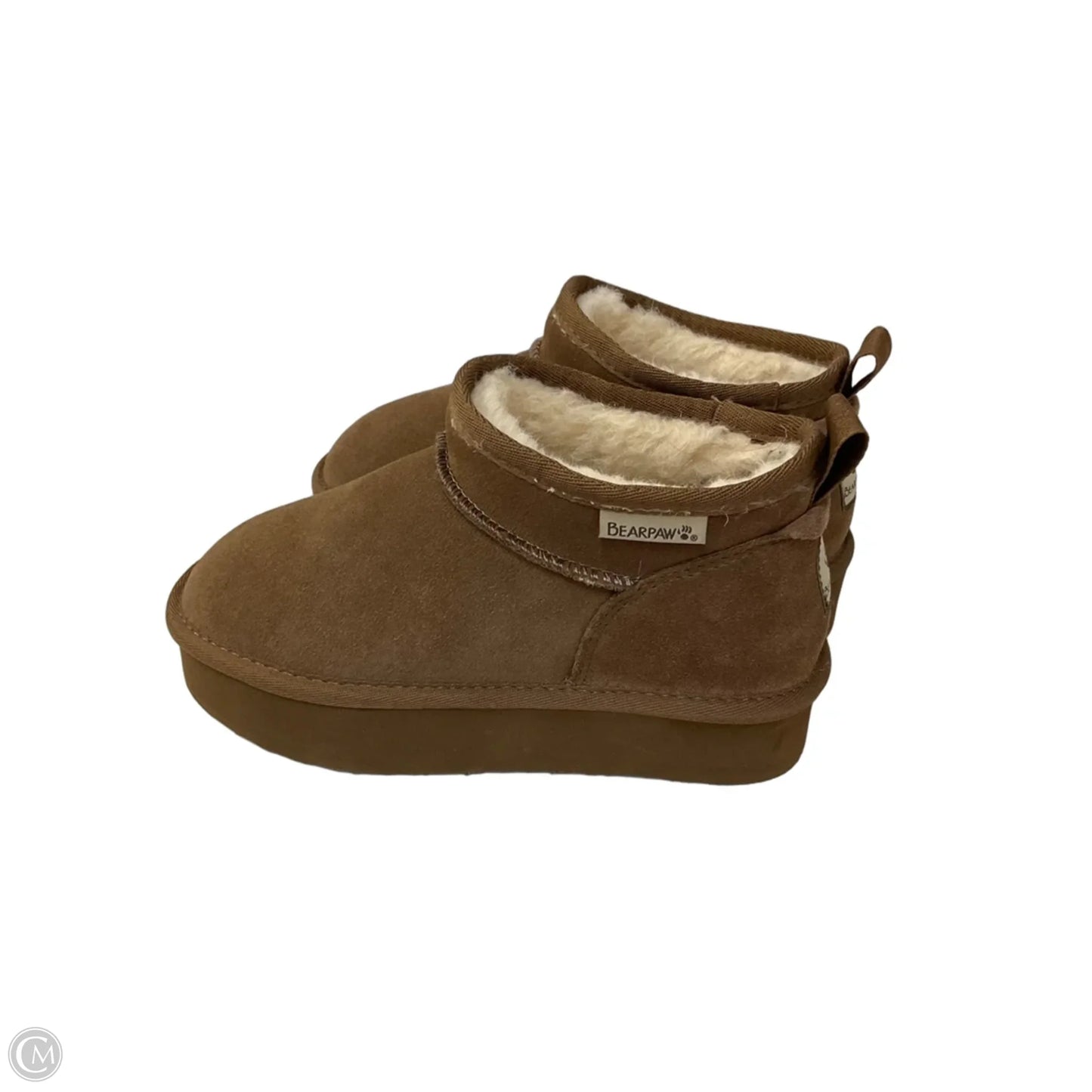 Boots Ankle Flats By Bearpaw In Brown, Size: 6