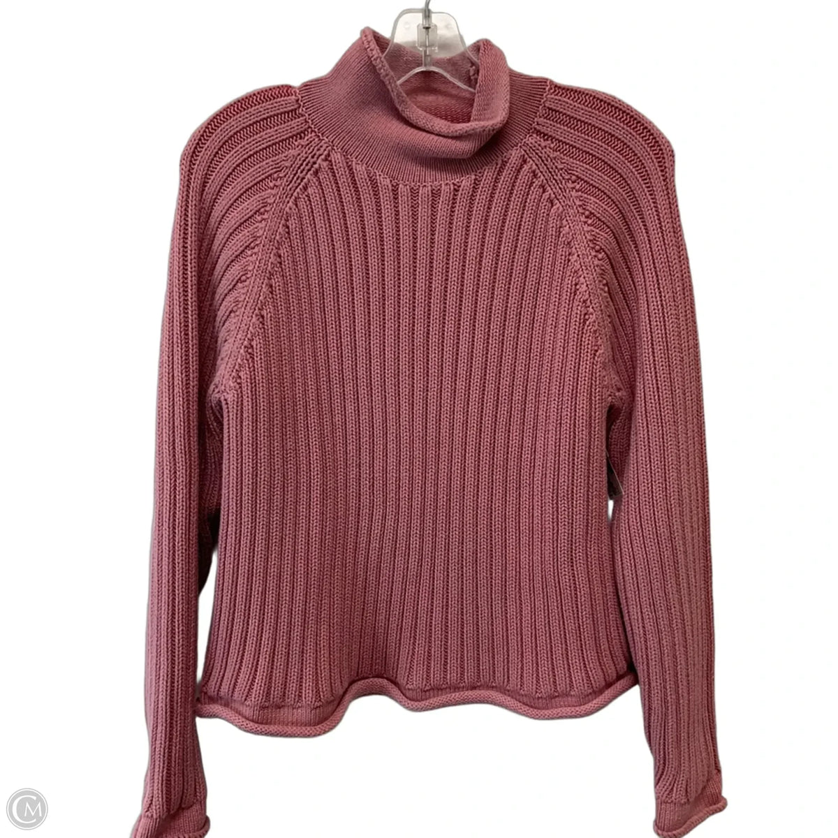 Sweater By Faherty In Pink, Size: L