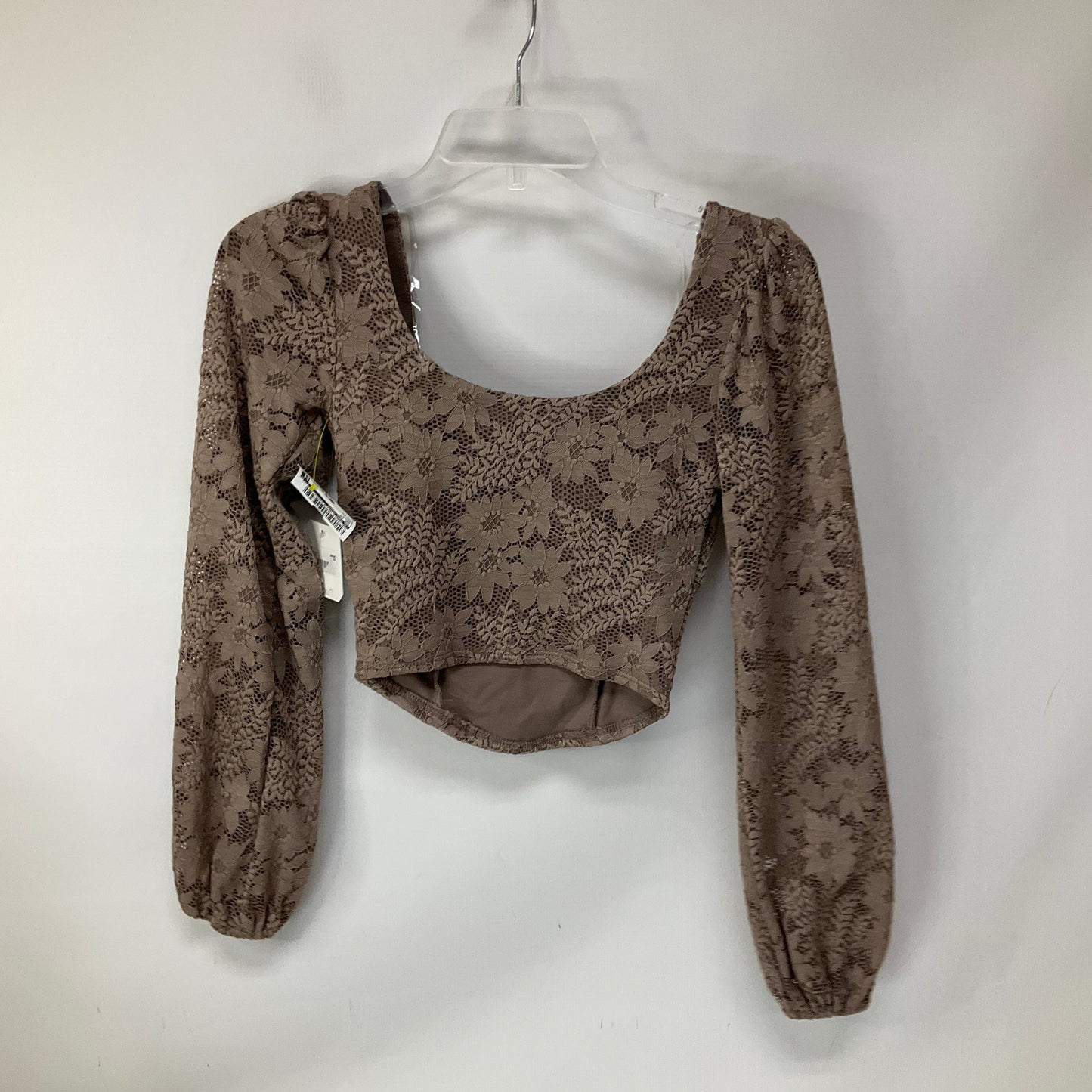 Top Long Sleeve By Altard State In Brown, Size: Xs