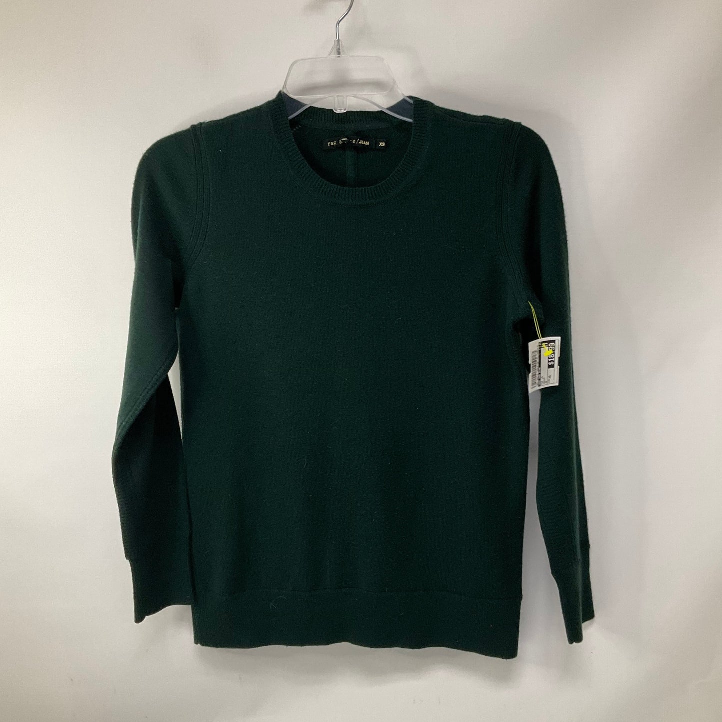 Top Long Sleeve By Rag And Bone In Green, Size: Xs