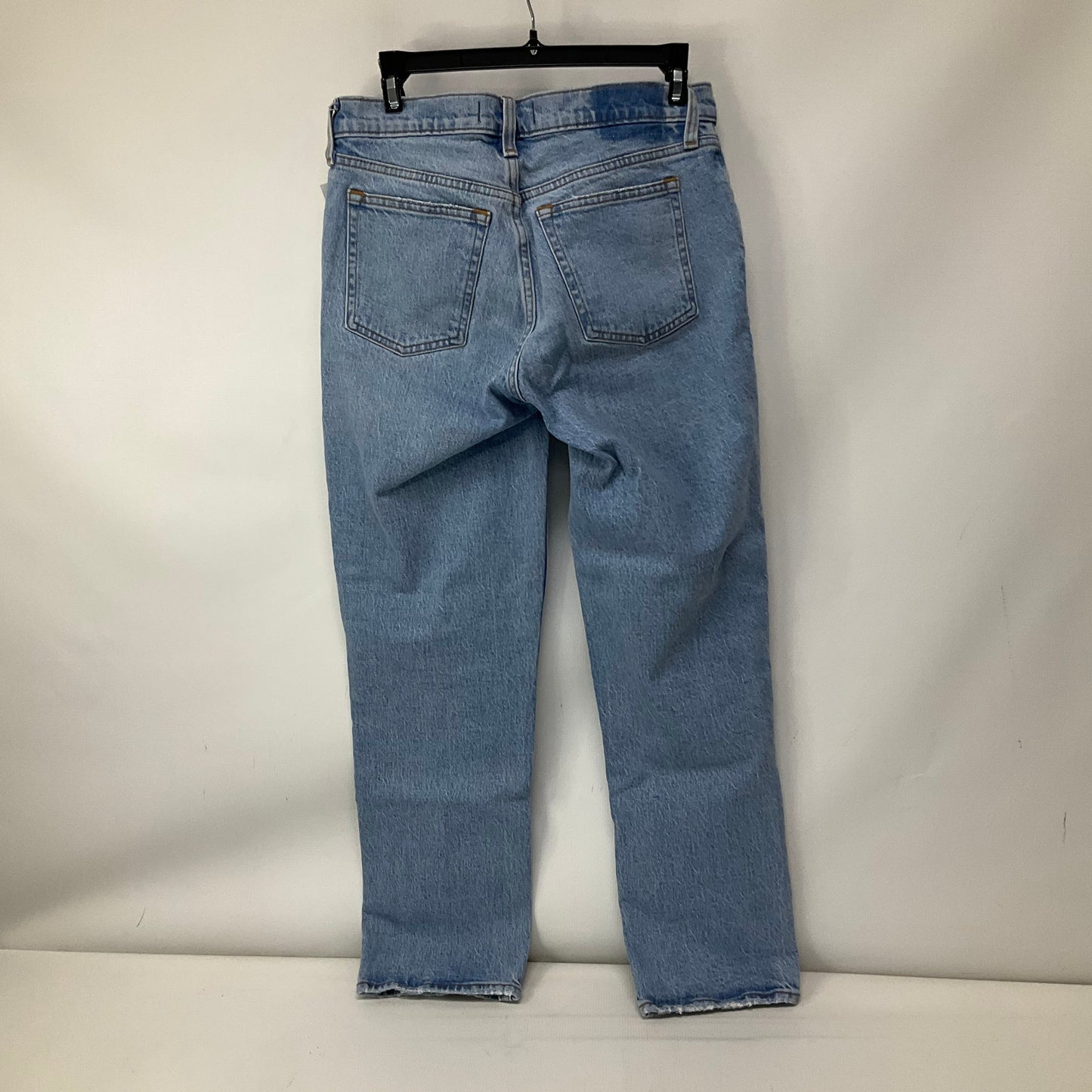 Jeans Straight By Abercrombie And Fitch In Blue Denim, Size: 2